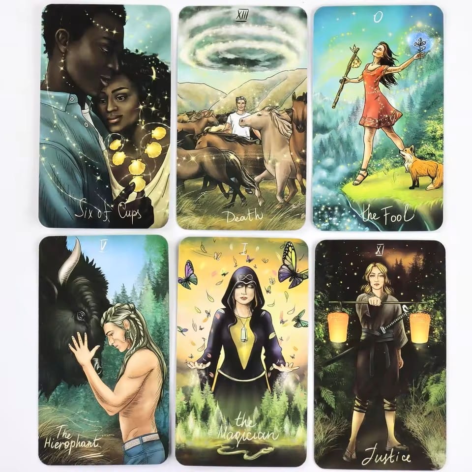 Wild Reflections Tarot Deck – 78-Card Nature Inspired Tarot Cards