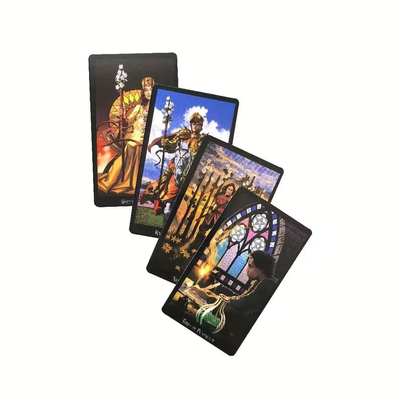 Witches Tarot Deck by Ellen Dugan – 78 Card Witchcraft Tarot Set with Guidebook | Beginner Friendly Spiritual Divination Cards