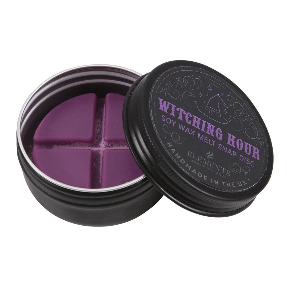 Witching Hour Soy Wax Snap Disc – Spooky Wax Melt & Gothic Home Scent