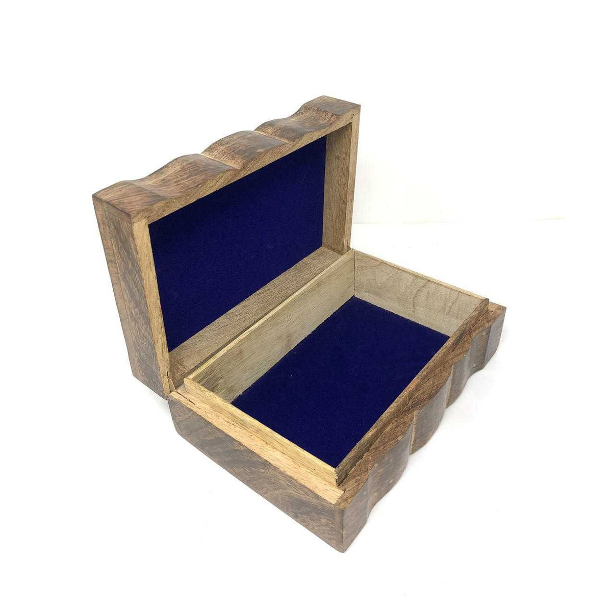 Pentacle Wooden Tarot & Ritual Storage Box – 6" x 9"