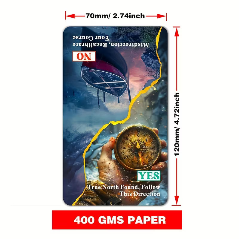 Yes or No Oracle Deck – 56 Card Decision Making Oracle Cards with Meanings | Beginner Friendly Divination & Guidance Deck