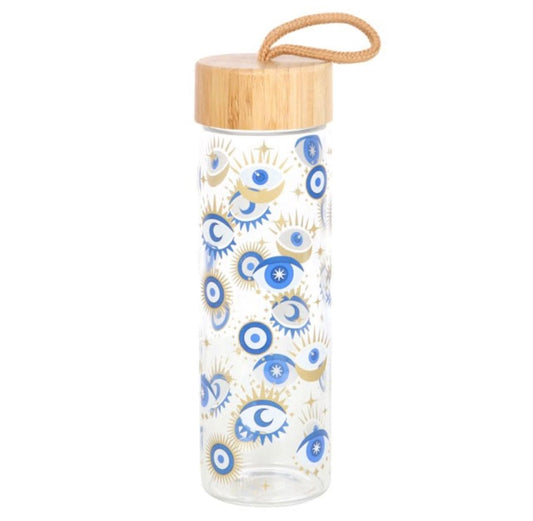 All Seeing Eye Reusable Glass Water Bottle All Seeing Eye Reusable Glass Water Bottle