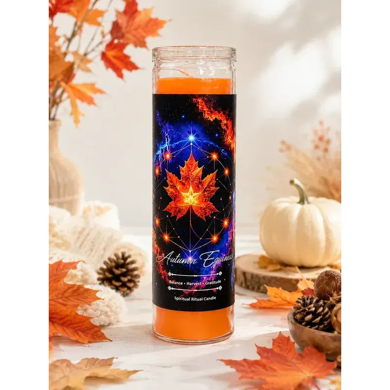 Autumn Equinox Scented Spiritual Ritual Jar Candle