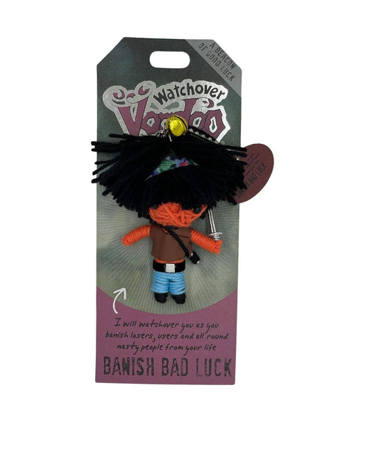 Banish Bad Luck - Watchover Voodoo Dolls - Keychain - Mystic Treasures