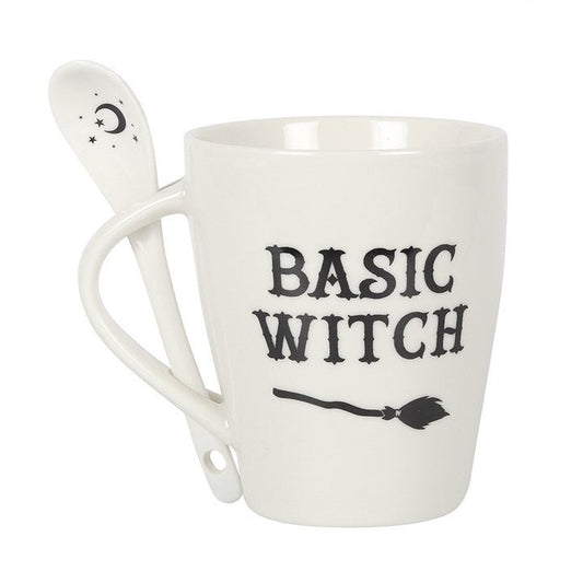 Basic Witch Mug and Spoon Set - Mystic Treasures