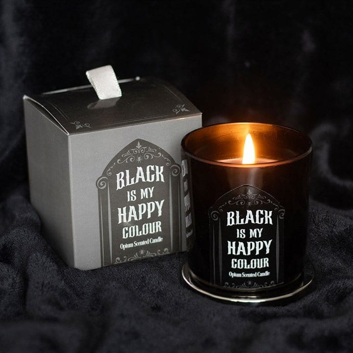 "Black is My Happy Color" Opium Candle "Black is My Happy Color" Opium Candle