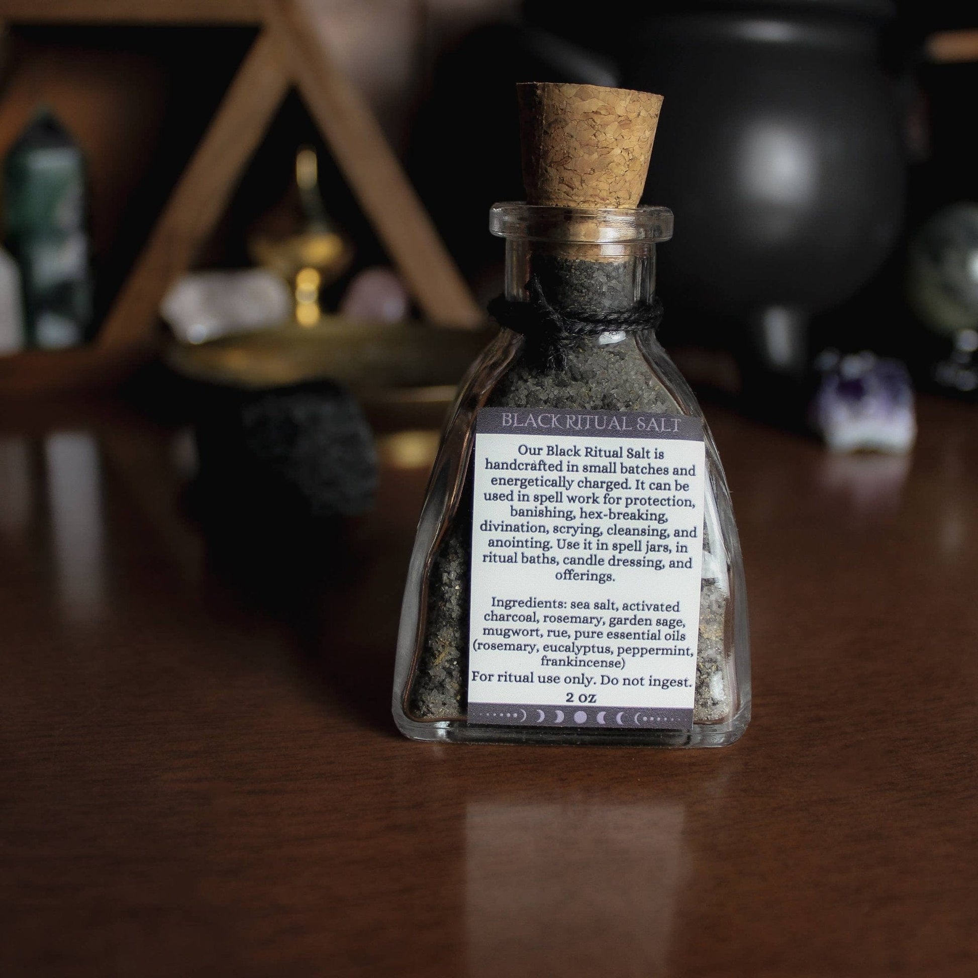 Black Ritual Salt, Witches Black Salt, Protection Salt Black Ritual Salt, Witches Black Salt, Protection Salt