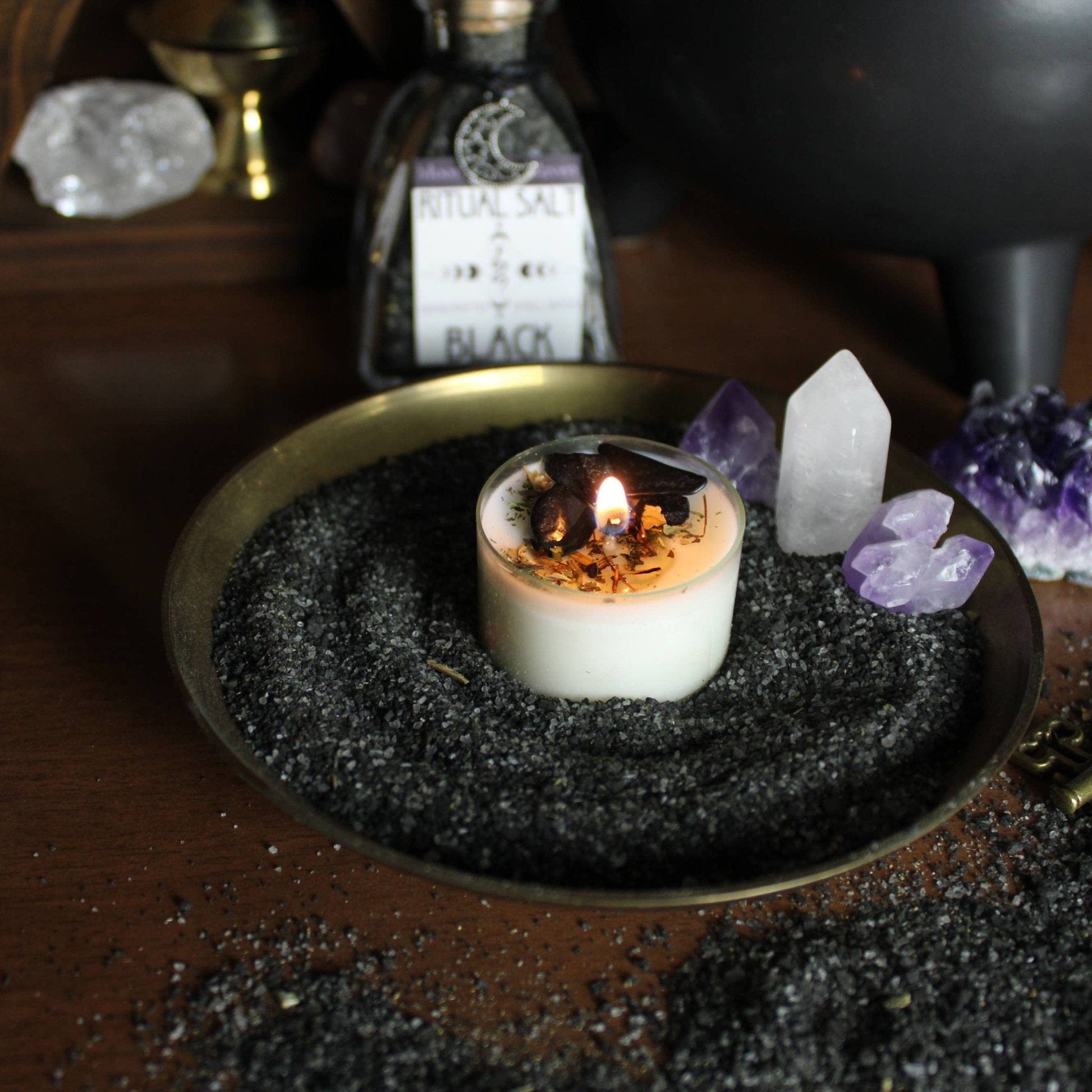 Black Ritual Salt, Witches Black Salt, Protection Salt Black Ritual Salt, Witches Black Salt, Protection Salt