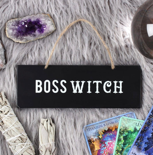 Boss Witch Wall Sign Boss Witch Wall Sign