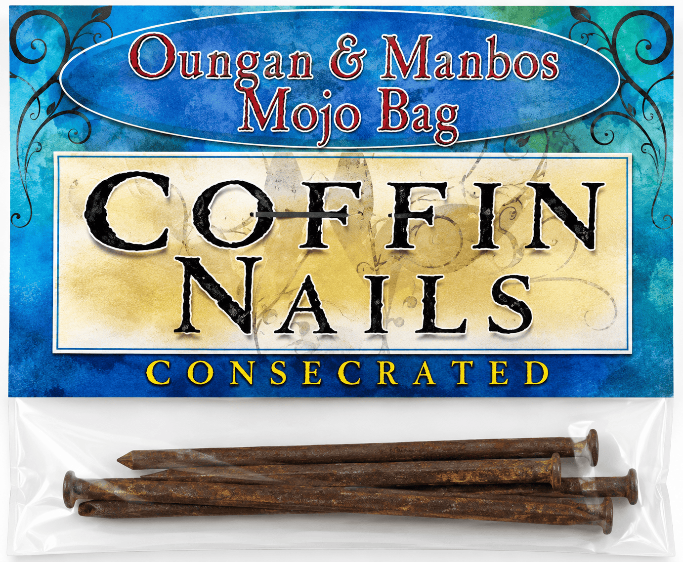 Consecrated Coffin Nails | Ritual Supplies for Protection, Banishing & Reversal
