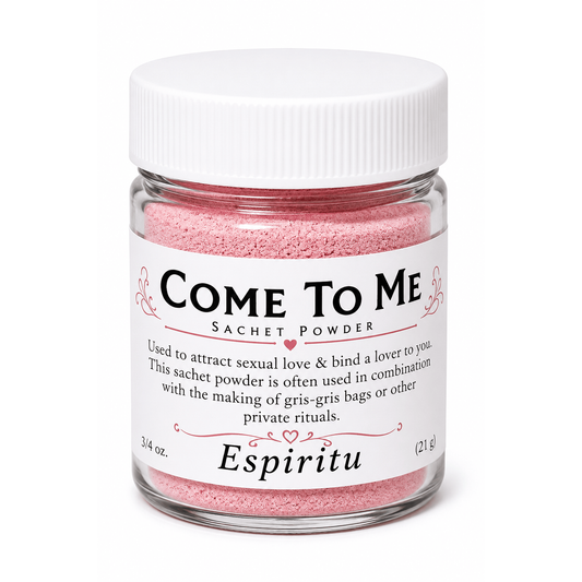 Come to Me Ritual Sachet Powder | Spiritual Powder for Love, Attraction & Romance (3/4 oz.)