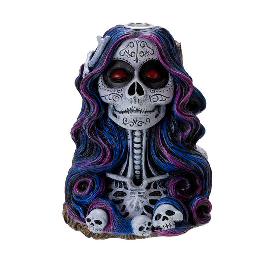 Day of the Dead Sugar Skull Backflow Burner Day of the Dead Sugar Skull Backflow Burner