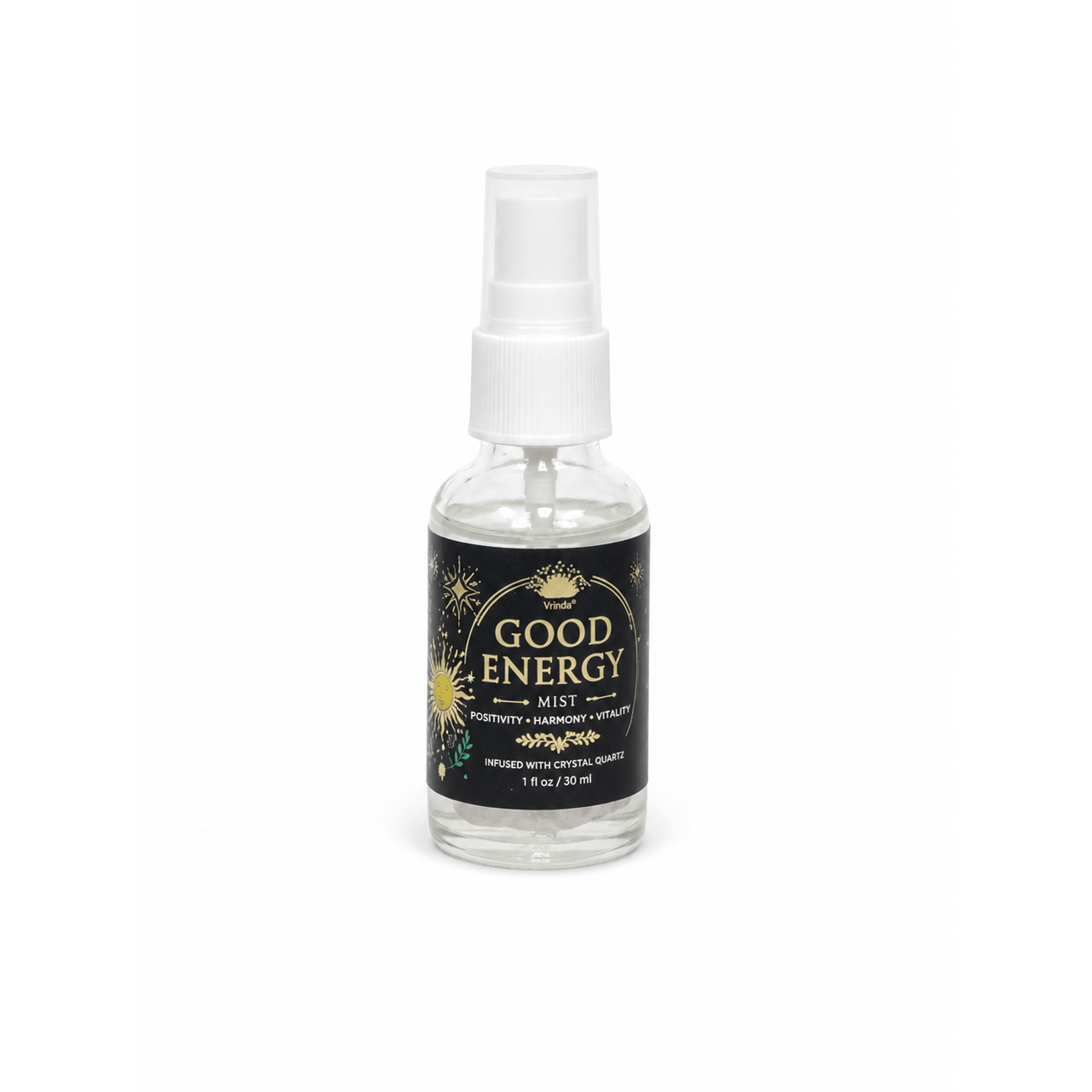 Good Energy Mist with Clear Quartz Crystal – 30 ml