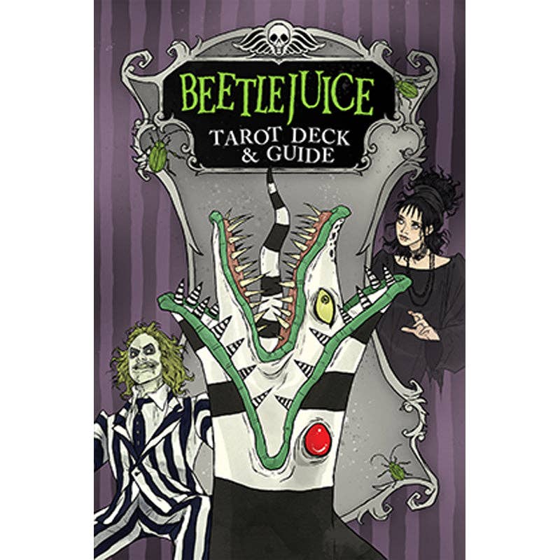Beetlejuice Tarot Deck & Guide – 78 Card Tarot Set with Guidebook