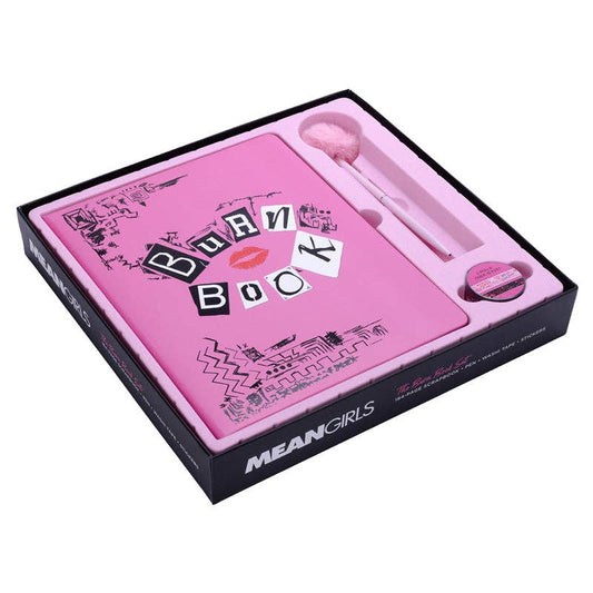 Mean Girls Burn Book Scrapbook Set – Scrapbook Kit with Stickers & Washi Tape