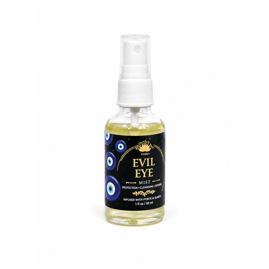 Evil Eye Protection Mist with Pyrite & Quartz – 30 ml