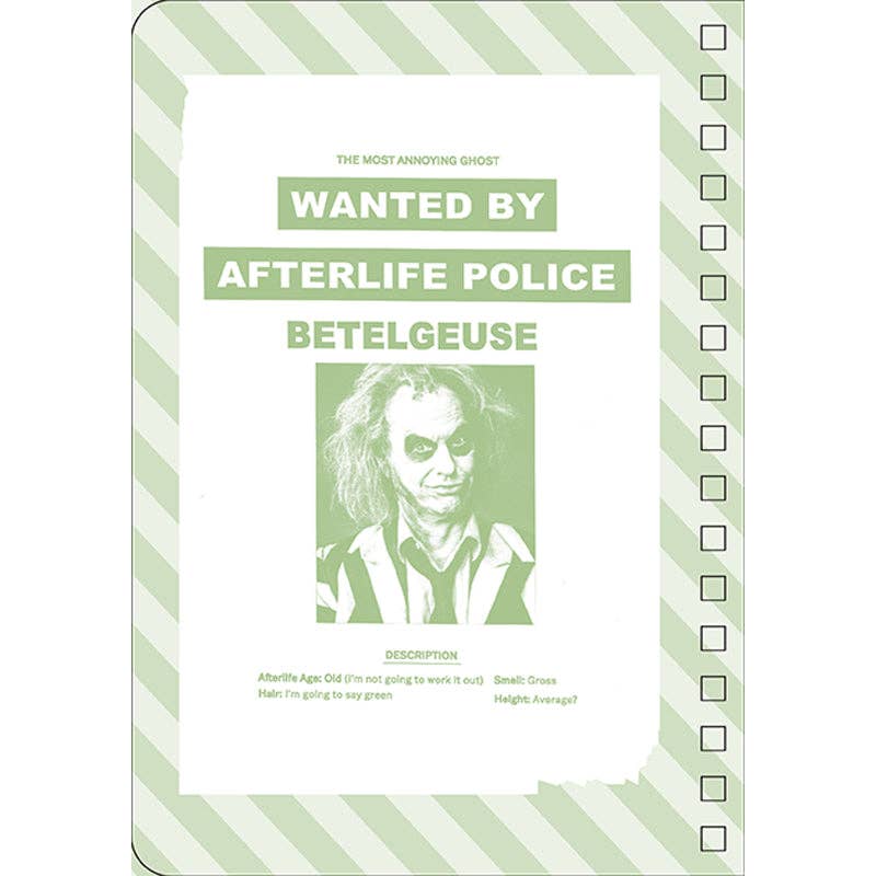 2026 Beetlejuice 13-Month Weekly Planner – Sticker & Storage Pocket Included