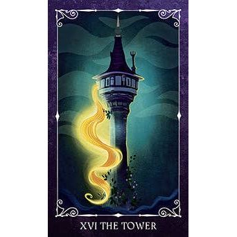 Disney Villains Tarot Deck and Guidebook – 78 Card Tarot Set with Illustrated Guide