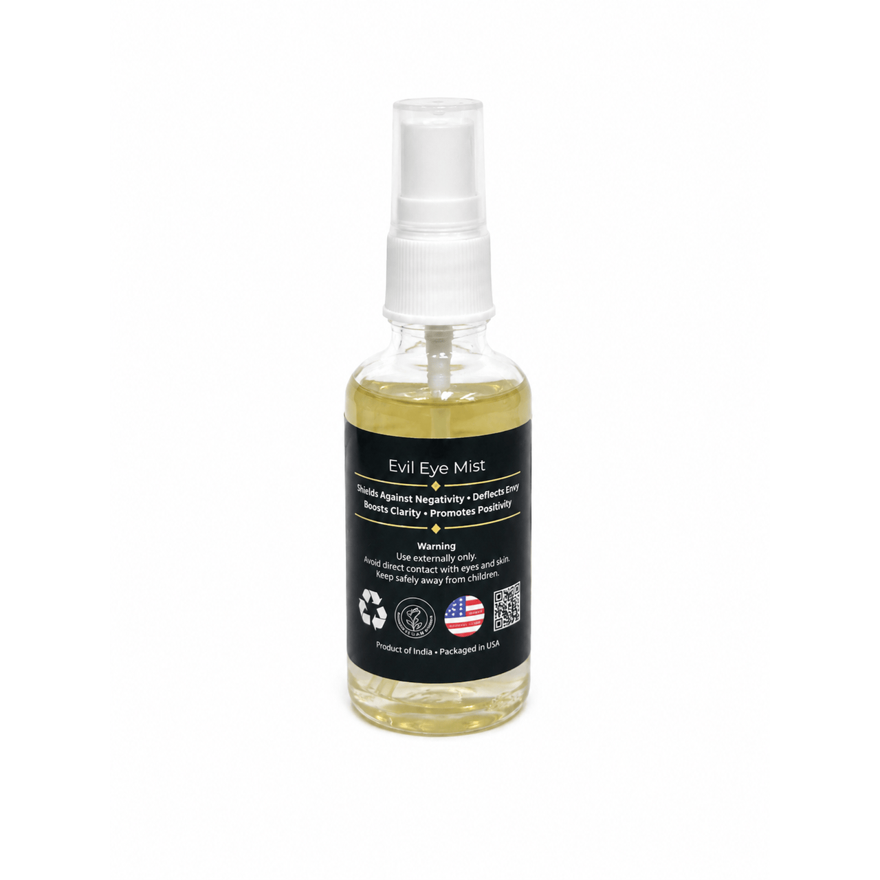 Evil Eye Protection Mist with Pyrite & Quartz – 30 ml
