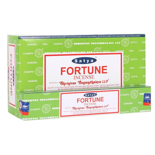 "Fortune" Incense Sticks by Satya - Mystic Treasures