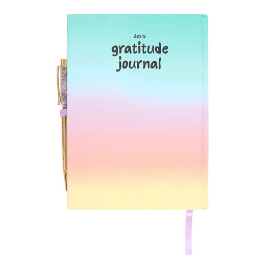 Gratitude Journal with Amethyst Pen Gratitude Journal with Amethyst Pen