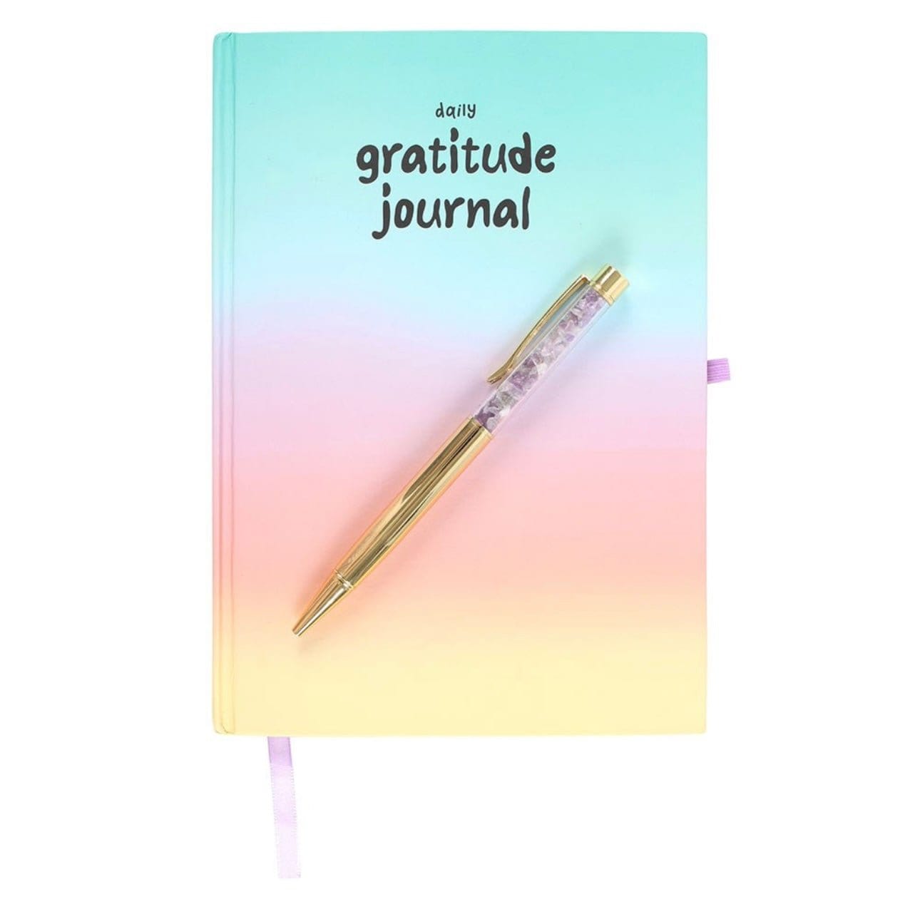 Gratitude Journal with Amethyst Pen Gratitude Journal with Amethyst Pen