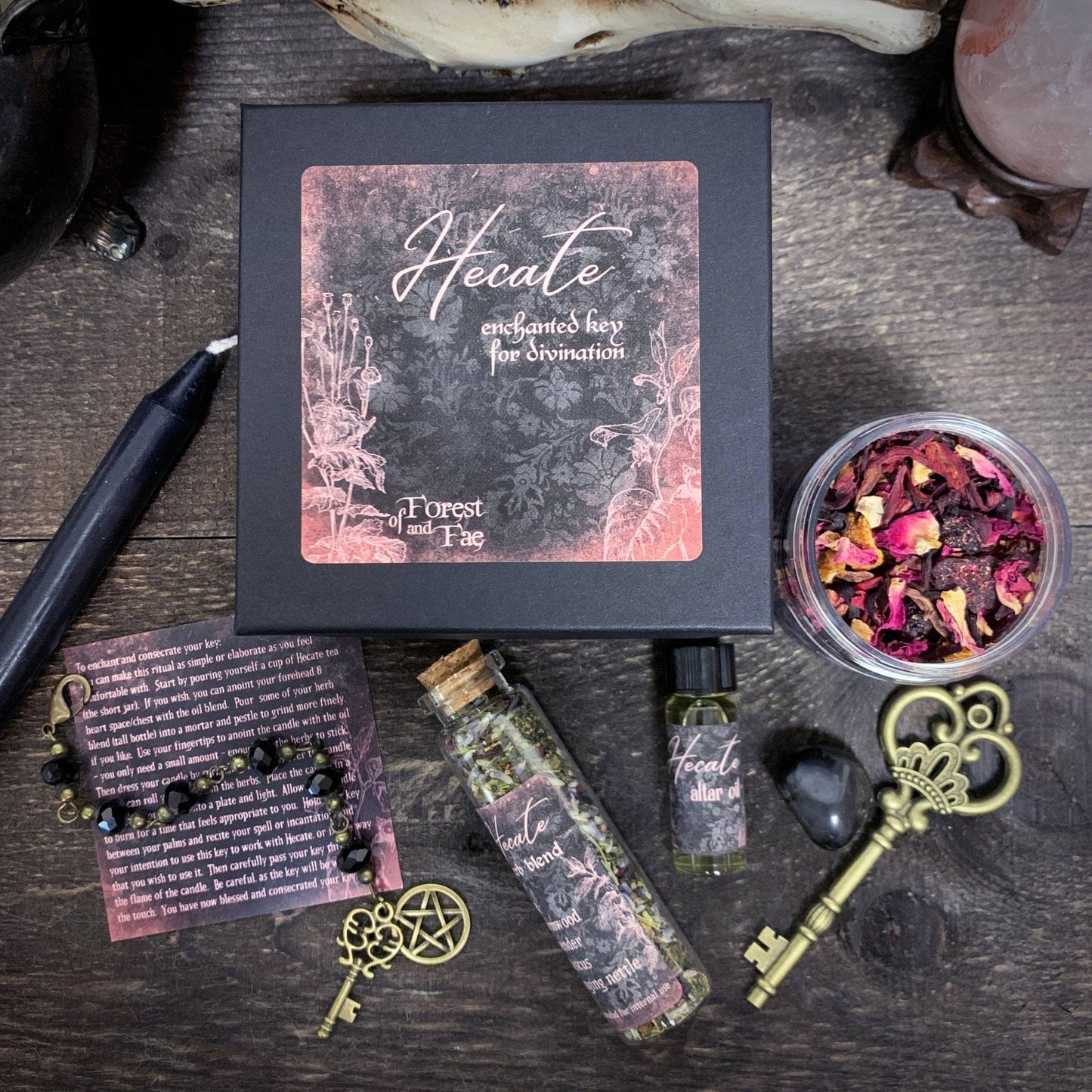 Hecate Enchanted Key DIY Kit • Witch kit for ritual & spells Hecate Enchanted Key DIY Kit • Witch kit for ritual & spells