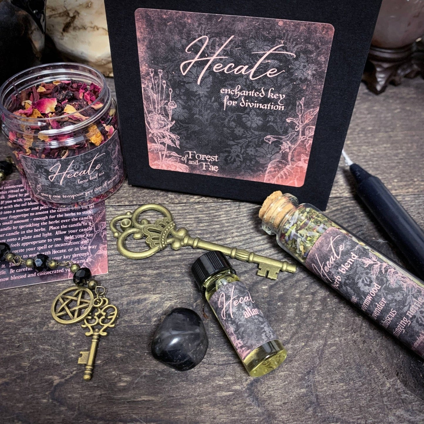 Hecate Enchanted Key DIY Kit • Witch kit for ritual & spells Hecate Enchanted Key DIY Kit • Witch kit for ritual & spells