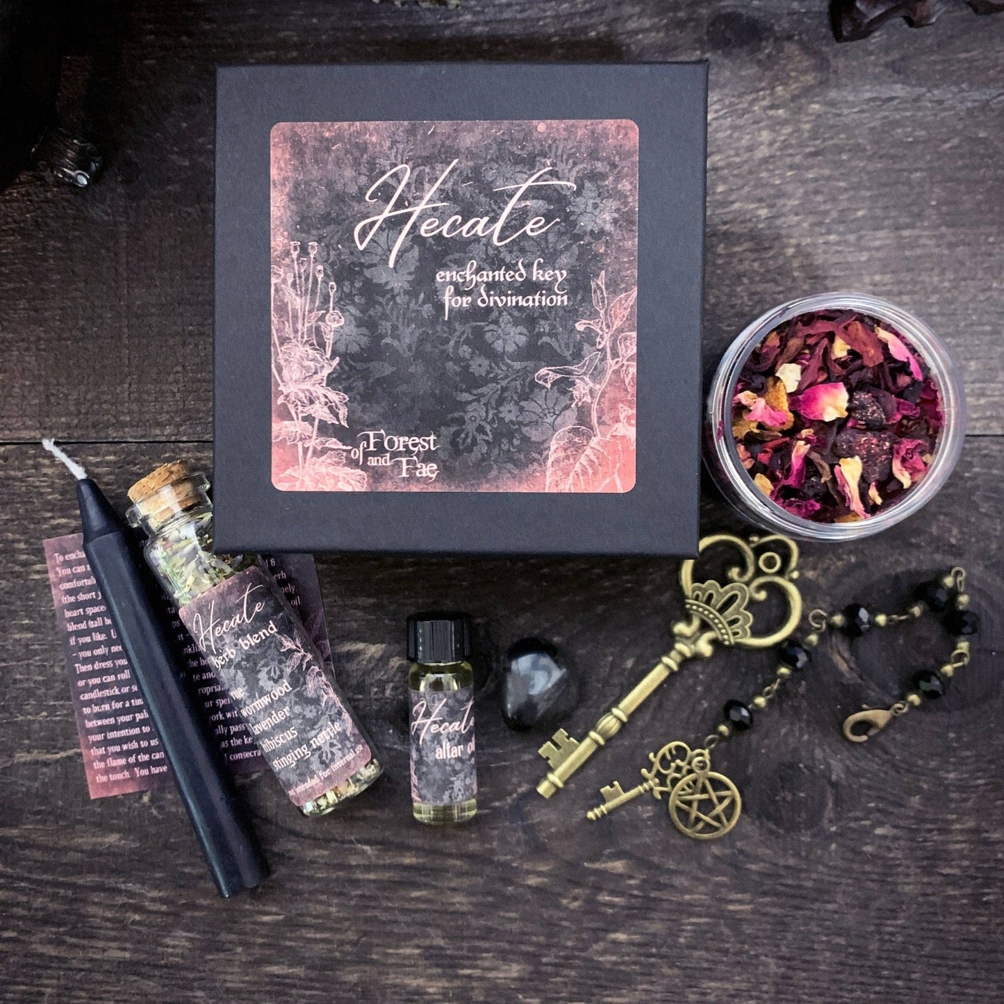 Hecate Enchanted Key DIY Kit • Witch kit for ritual & spells Hecate Enchanted Key DIY Kit • Witch kit for ritual & spells
