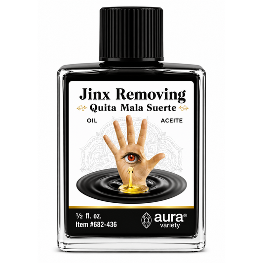 Jinx Removing Ritual Oil | Spiritual Cleansing & Protection Oil (4 Dram / ½ fl oz)