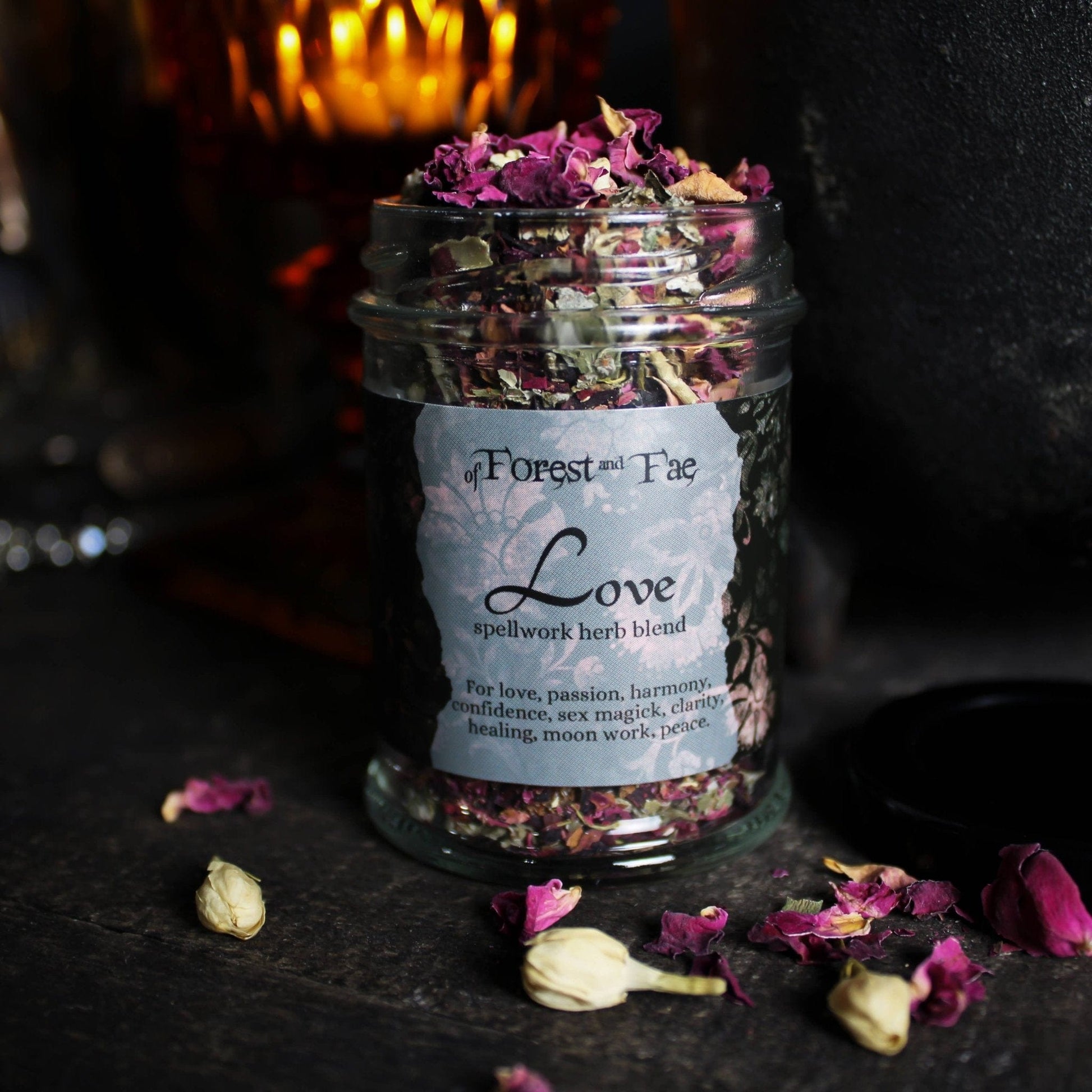 Love Spellwork Herb Blend • Ritual Herbs for manifestation Love Spellwork Herb Blend • Ritual Herbs for manifestation