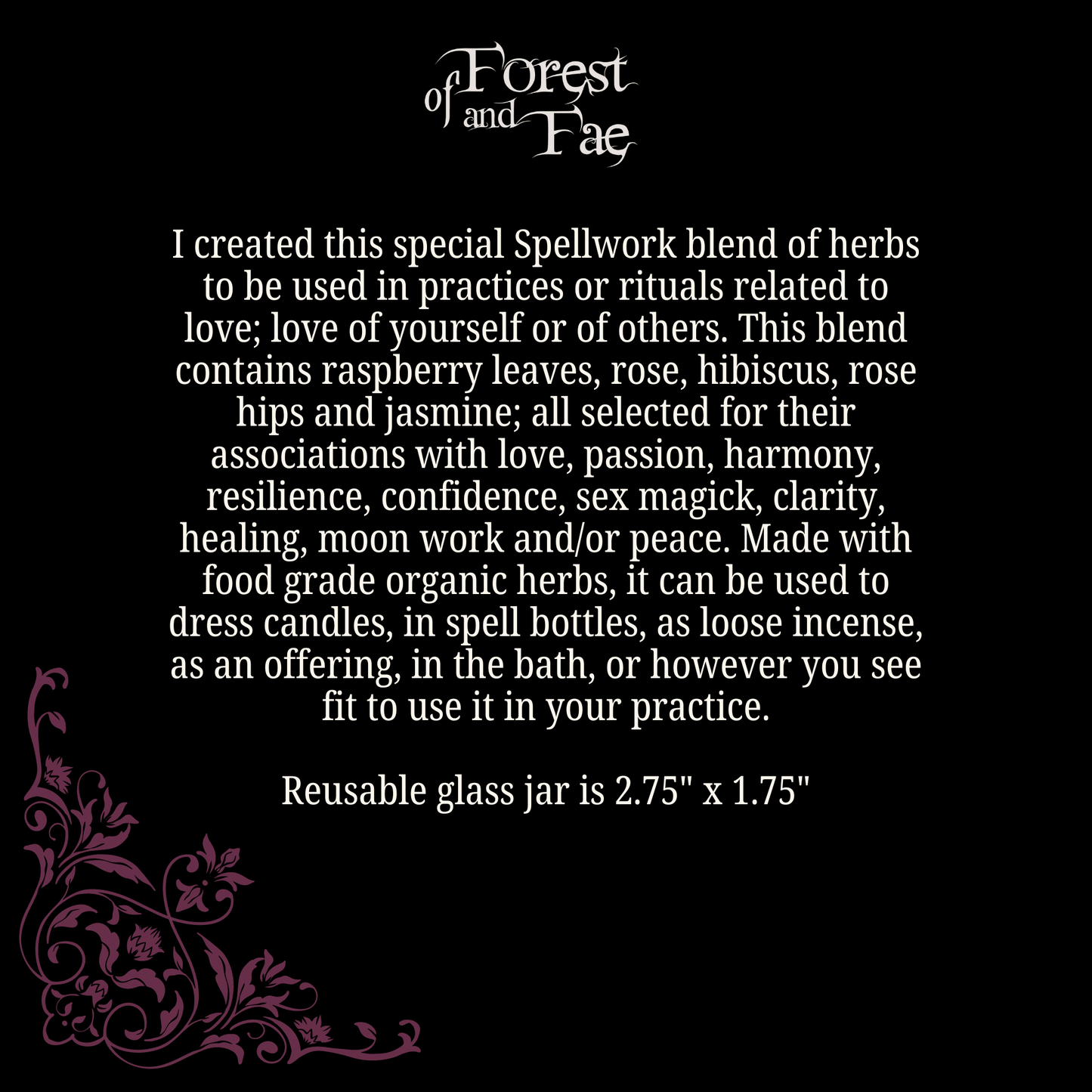 Love Spellwork Herb Blend • Ritual Herbs for manifestation Love Spellwork Herb Blend • Ritual Herbs for manifestation