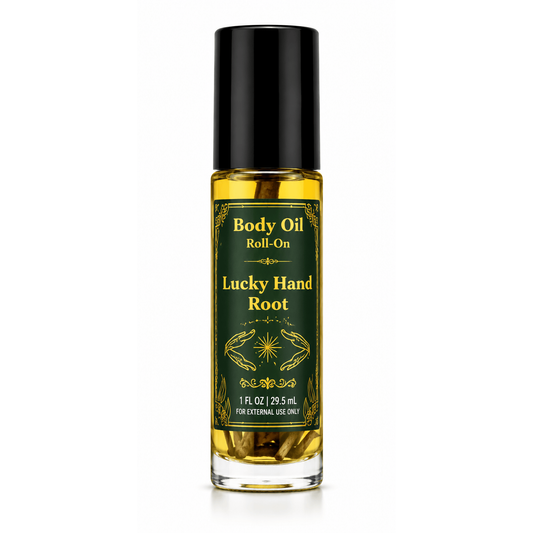 Lucky Hand Roll-On Ritual Oil | Spiritual Oil for Luck & Success (1 oz.)