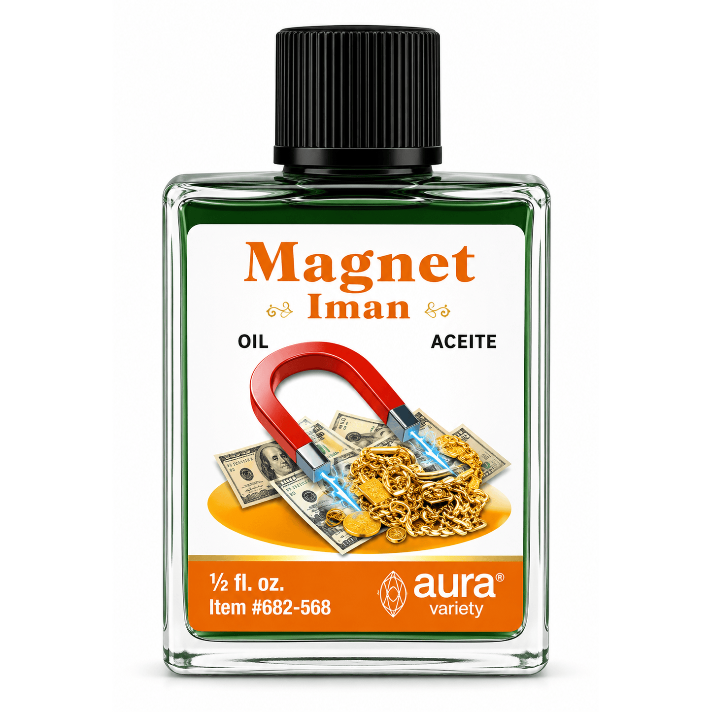 Magnet (Lodestone) Ritual Oil | Spiritual Attraction Oil (4 Dram / ½ fl oz)