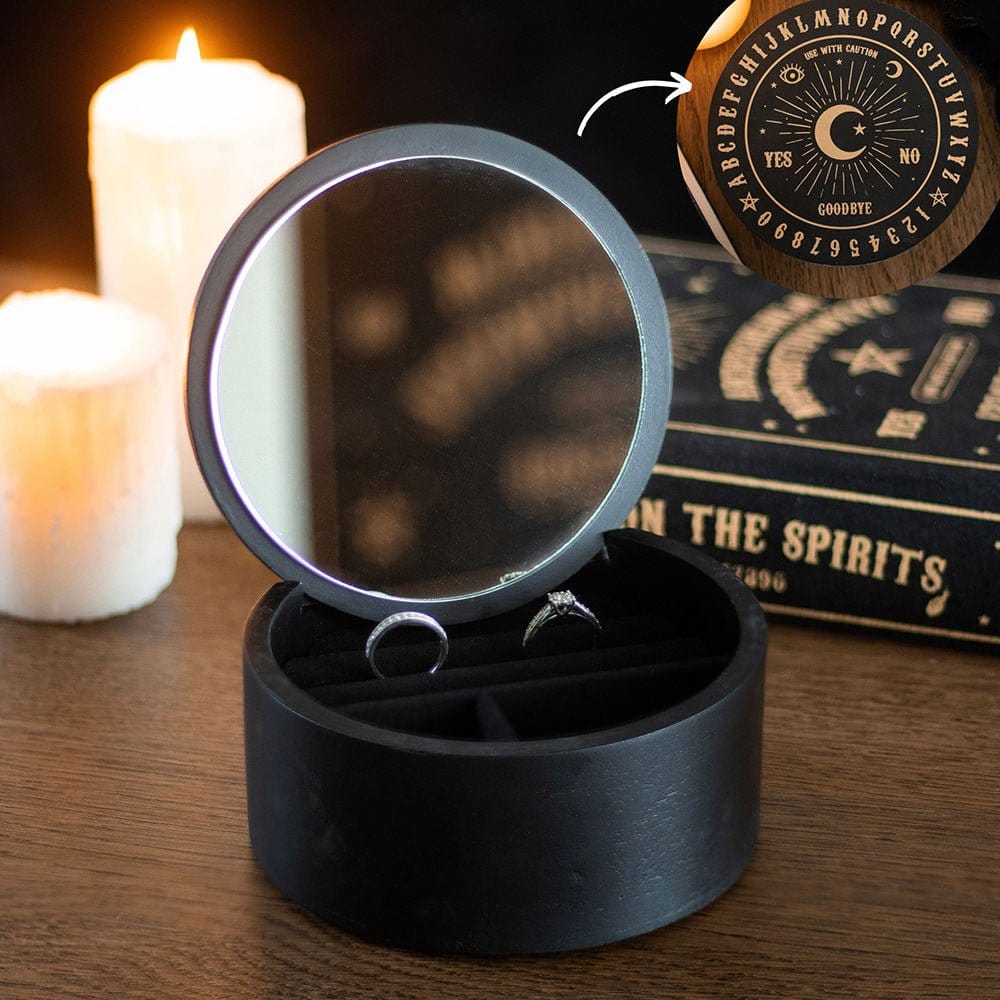 Occult-Inspired Talking Board Jewelry Box - Authentic Occult and Witchcraft Supply Image