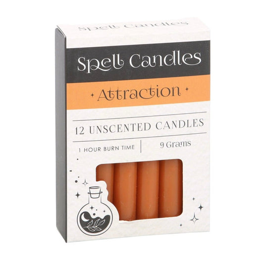 Pack of 12 "Attraction" Spell Candles Pack of 12 "Attraction" Spell Candles