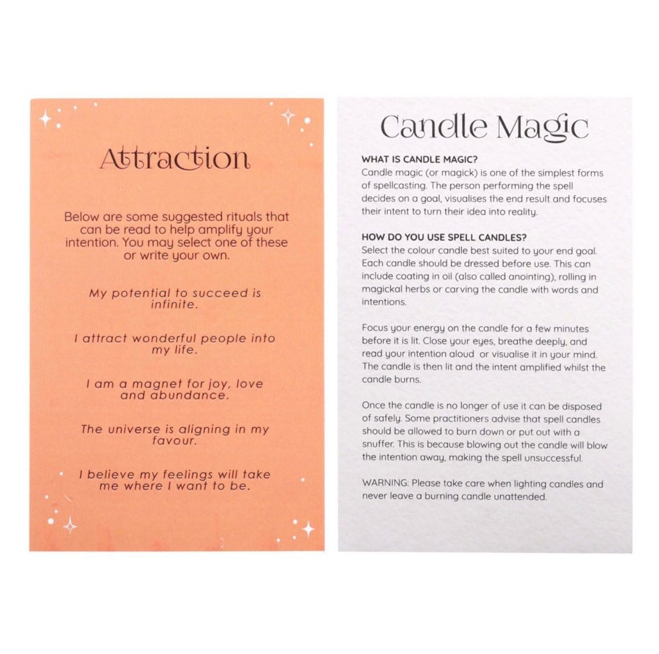 Pack of 12 "Attraction" Spell Candles Pack of 12 "Attraction" Spell Candles