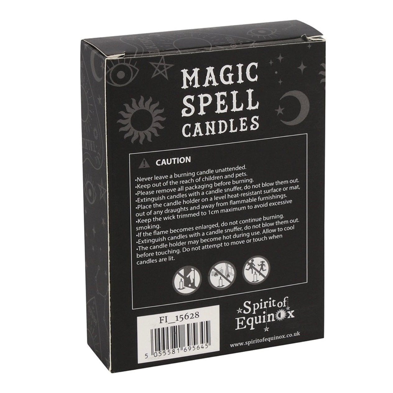 Pack of 12 Orange "Confidence" Spell Candles - Authentic Occult and Witchcraft Supply Image