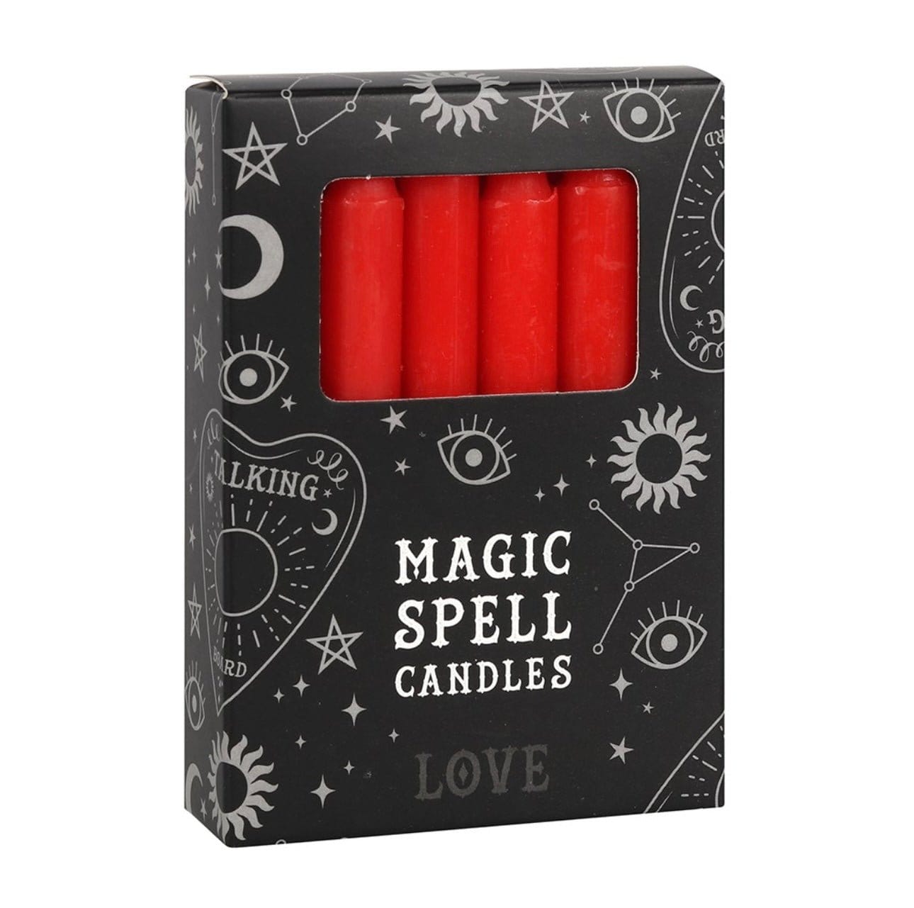 Pack of 12 Red "Love" Spell Candles Pack of 12 Red "Love" Spell Candles