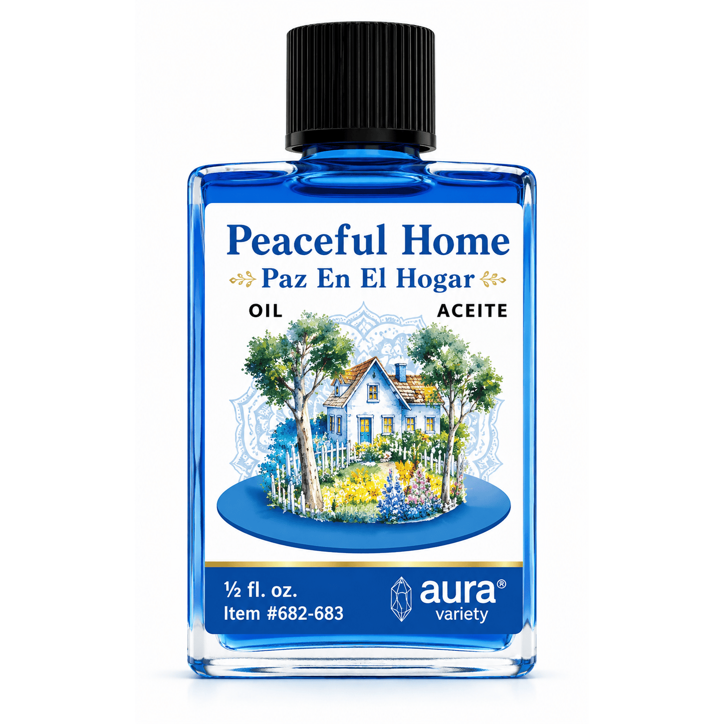 Peaceful Home Ritual Oil | Spiritual Oil for Harmony & Serenity (4 Dram / ½ fl oz)