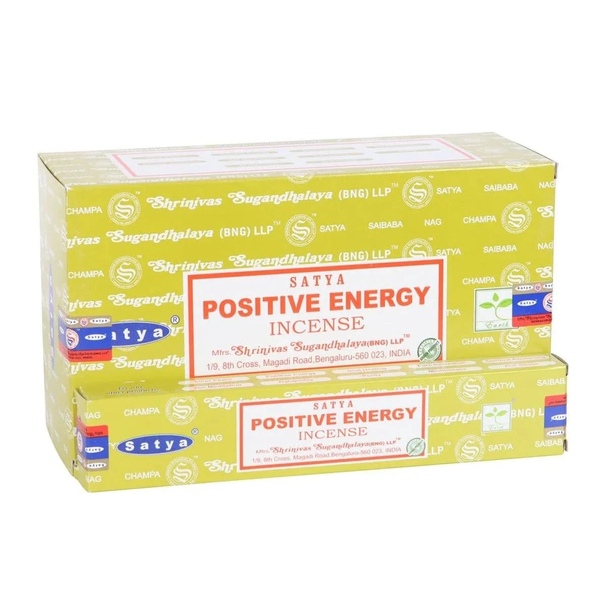 Positive Energy Satya Incense Sticks: Lemongrass & Rose (15g) - Authentic Occult and Witchcraft Supply Image
