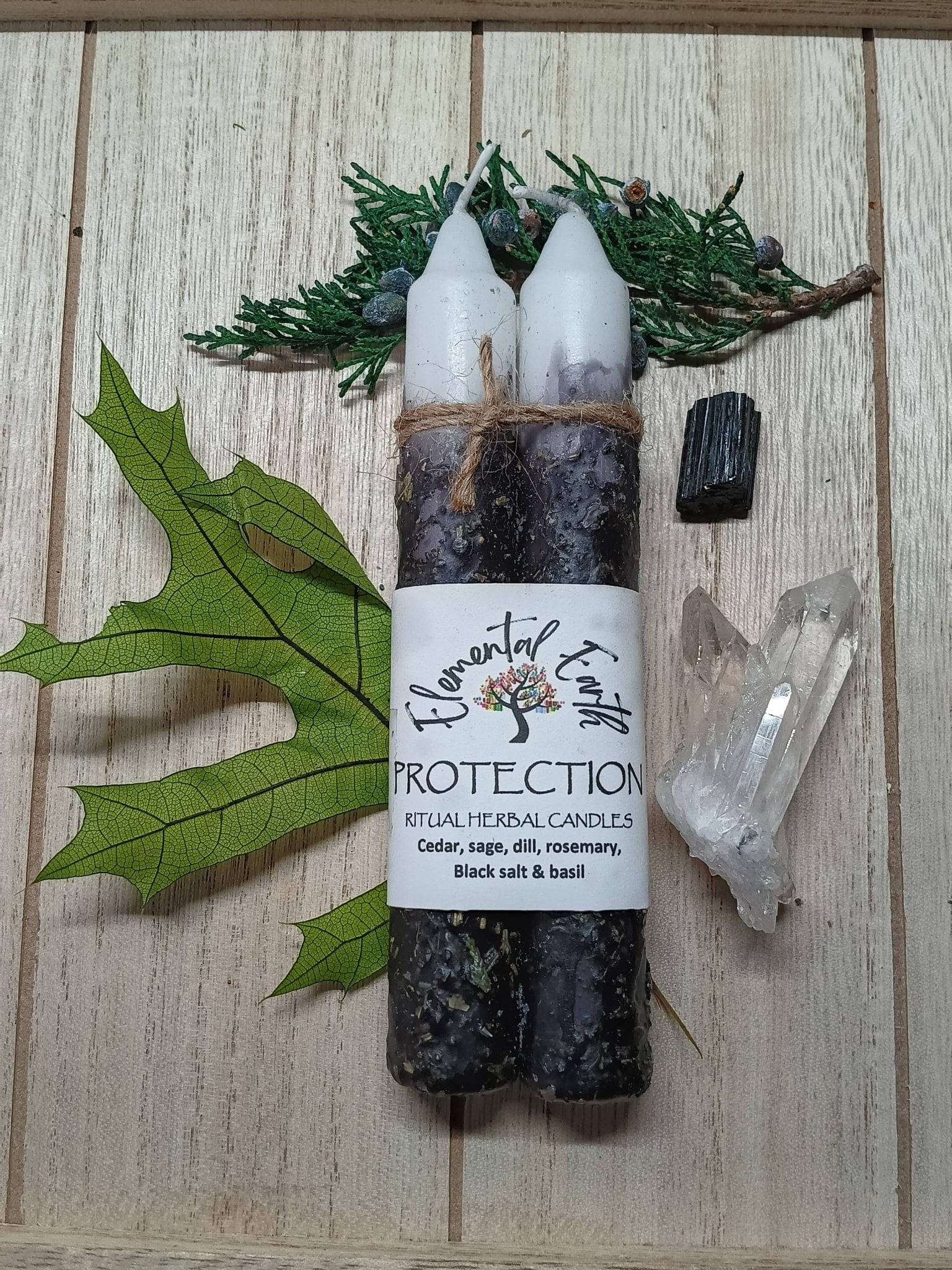 Protection Herbal Intention Candles - Authentic Occult and Witchcraft Supply Image