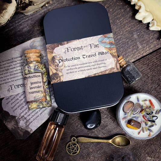 Protection Travel Altar • Witch kit for rituals & spells DIY Protection Travel Altar • Witch kit for rituals & spells DIY