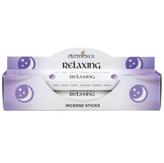 "Relaxing" Incense sticks by Elements - Mystic Treasures
