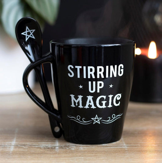 Stirring Up Magic Mug and Spoon Set Stirring Up Magic Mug and Spoon Set