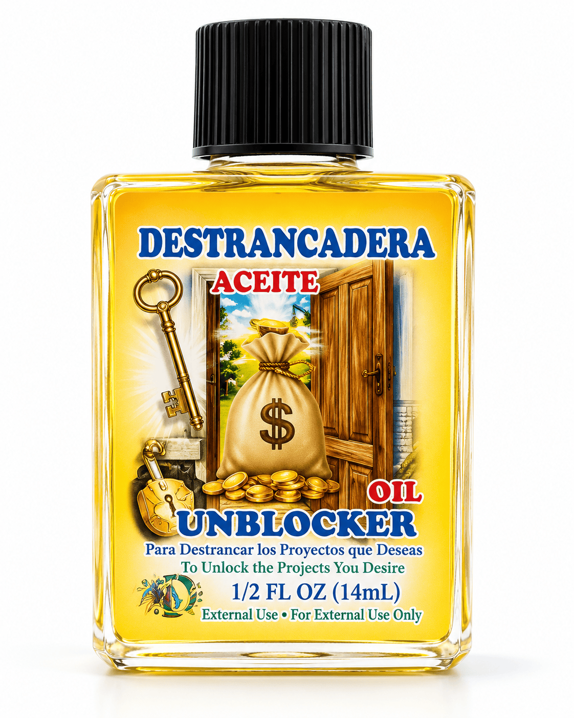 Unblocker Ritual Oil | Spiritual Oil for Removing Obstacles (4 Dram / ½ fl oz)