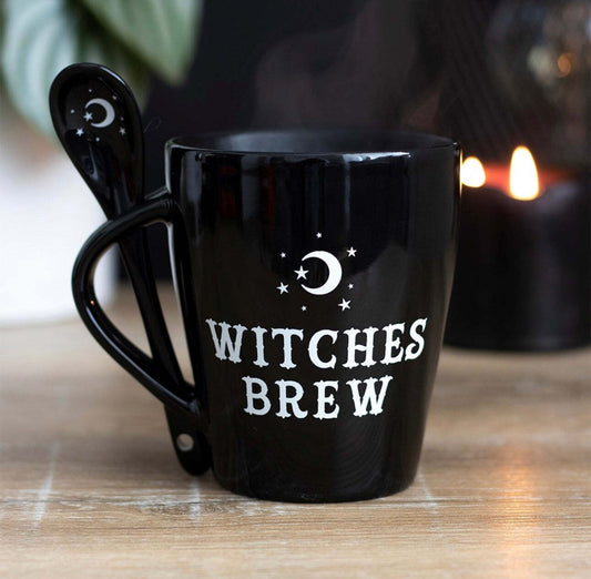 Witches Brew Mug and Spoon Set - Mystic Treasures
