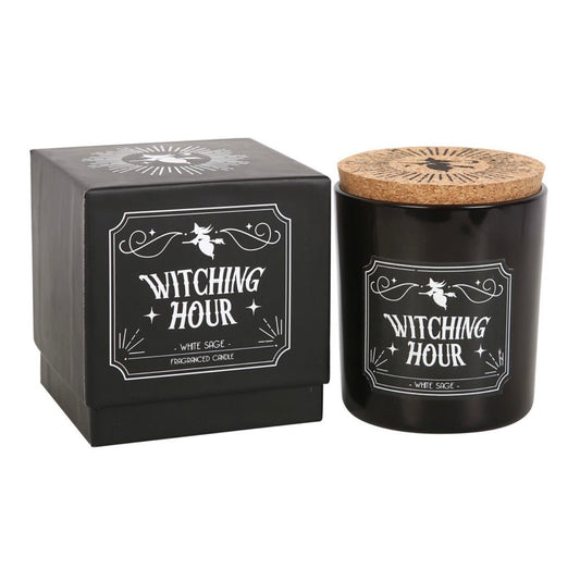 Witching Hour White Sage Candle - Mystic Treasures