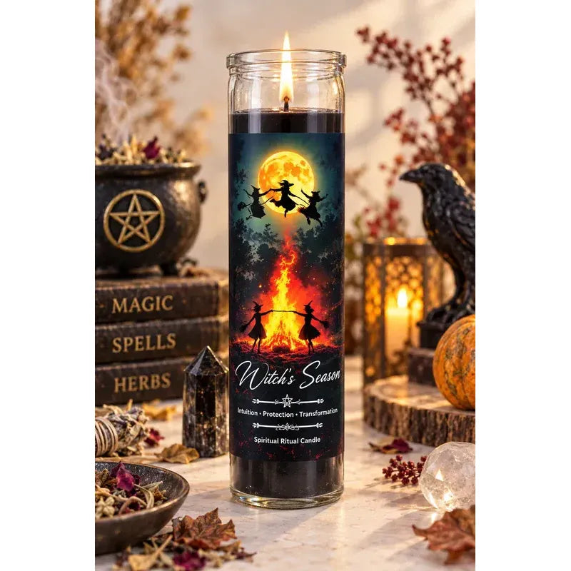 Witch’s Season Spiritual Ritual Jar Candle